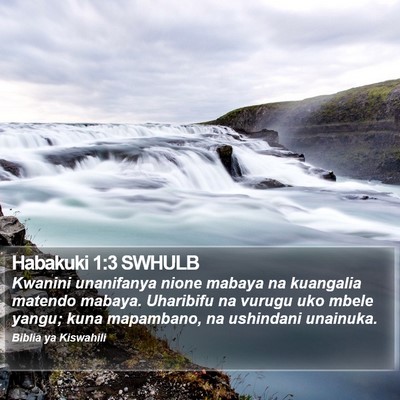 Habakuki 1:3 SWHULB Bible Verse Image