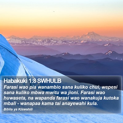 Habakuki 1:8 SWHULB Bible Verse Image
