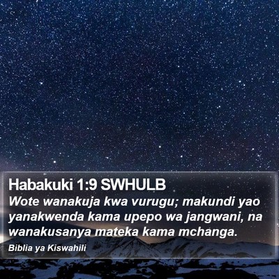 Habakuki 1:9 SWHULB Bible Verse Image