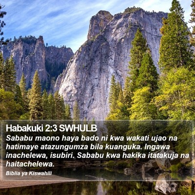Habakuki 2:3 SWHULB Bible Verse Image