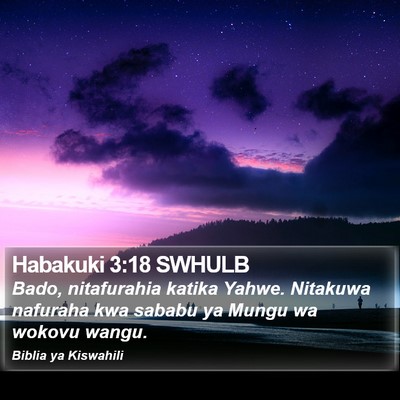 Habakuki 3:18 SWHULB Bible Verse Image