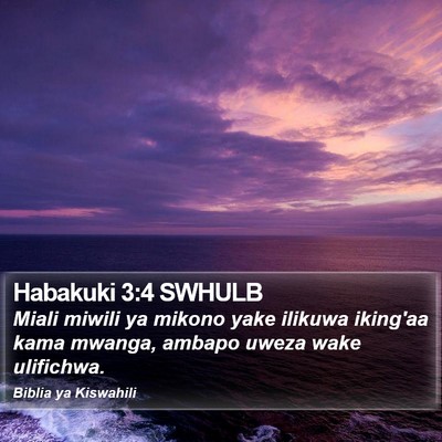 Habakuki 3:4 SWHULB Bible Verse Image