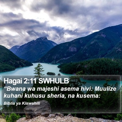 Hagai 2:11 SWHULB Bible Verse Image