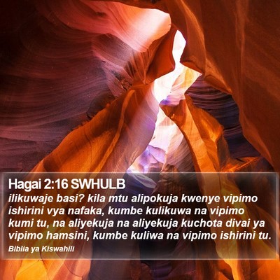 Hagai 2:16 SWHULB Bible Verse Image