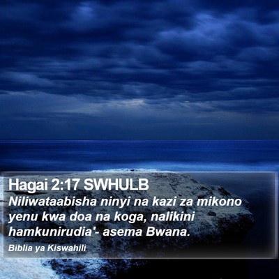 Hagai 2:17 SWHULB Bible Verse Image