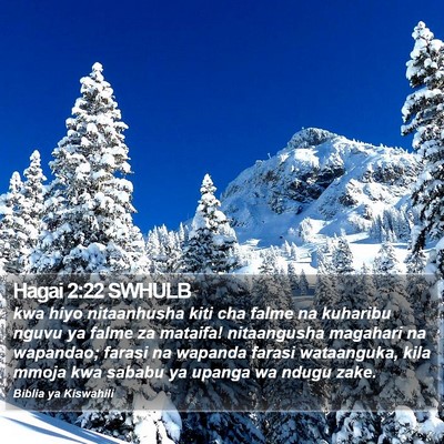 Hagai 2:22 SWHULB Bible Verse Image