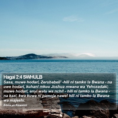Hagai 2:4 SWHULB Bible Verse Image