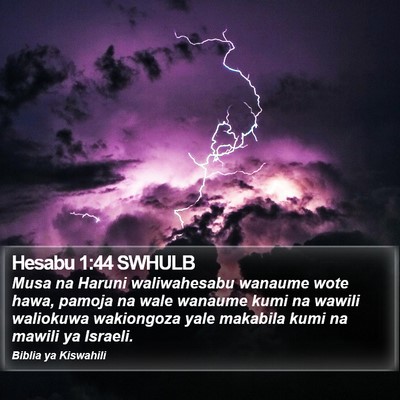 Hesabu 1:44 SWHULB Bible Verse Image
