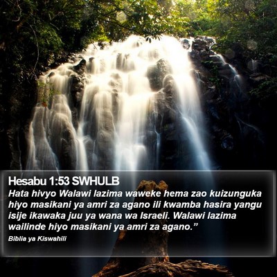 Hesabu 1:53 SWHULB Bible Verse Image