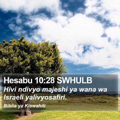 Hesabu 10:28 SWHULB Bible Verse Image