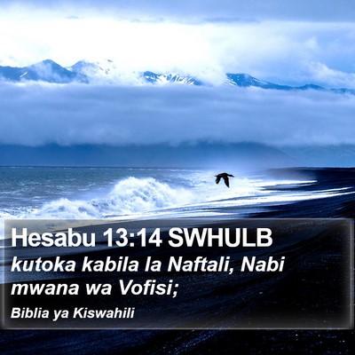 Hesabu 13:14 SWHULB Bible Verse Image