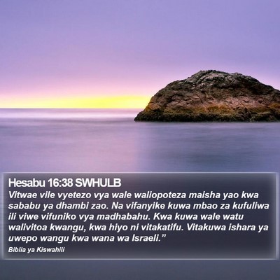 Hesabu 16:38 SWHULB Bible Verse Image