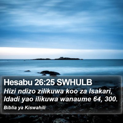 Hesabu 26:25 SWHULB Bible Verse Image