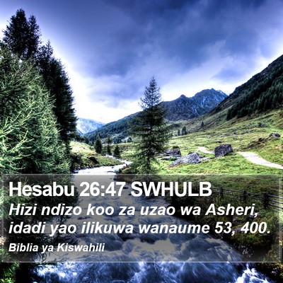 Hesabu 26:47 SWHULB Bible Verse Image