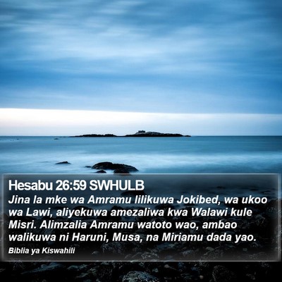 Hesabu 26:59 SWHULB Bible Verse Image