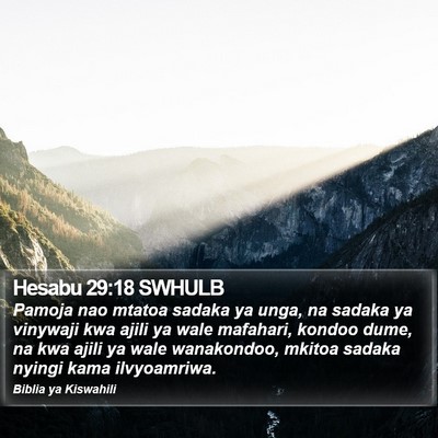 Hesabu 29:18 SWHULB Bible Verse Image