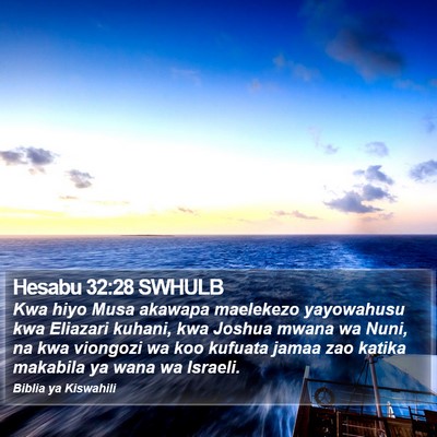 Hesabu 32:28 SWHULB Bible Verse Image