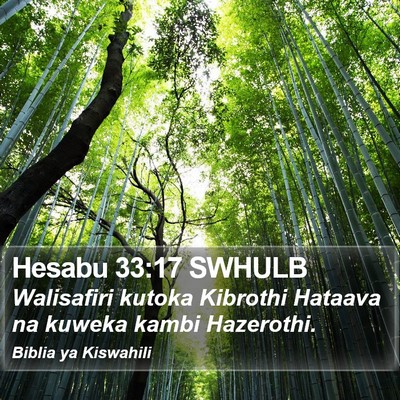 Hesabu 33:17 SWHULB Bible Verse Image