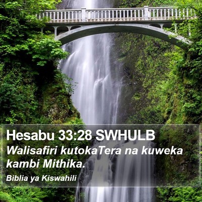 Hesabu 33:28 SWHULB Bible Verse Image