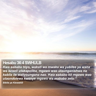Hesabu 36:4 SWHULB Bible Verse Image
