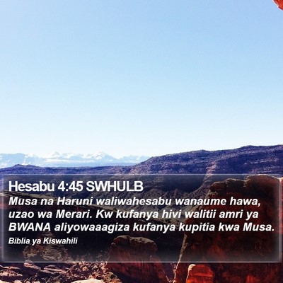 Hesabu 4:45 SWHULB Bible Verse Image