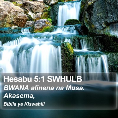 Hesabu 5:1 SWHULB Bible Verse Image
