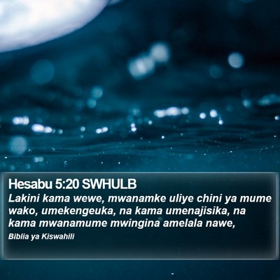 Hesabu 5:20 SWHULB Bible Verse Image