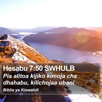 Hesabu 7:50 SWHULB Bible Verse Image