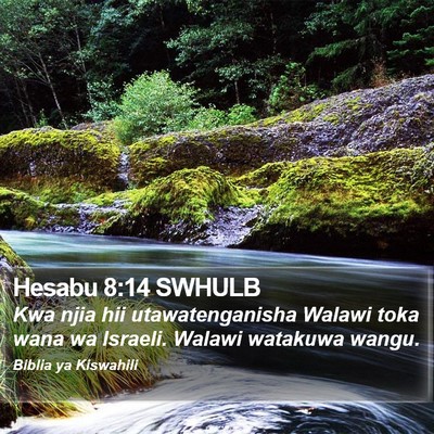 Hesabu 8:14 SWHULB Bible Verse Image