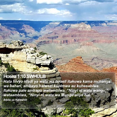 Hosea 1:10 SWHULB Bible Verse Image