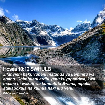 Hosea 10:12 SWHULB Bible Verse Image