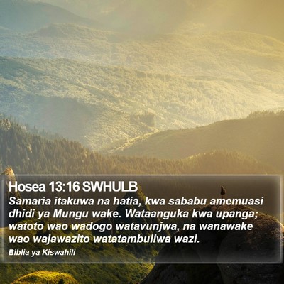 Hosea 13:16 SWHULB Bible Verse Image