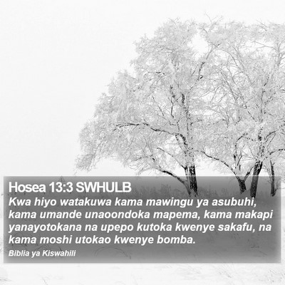 Hosea 13:3 SWHULB Bible Verse Image