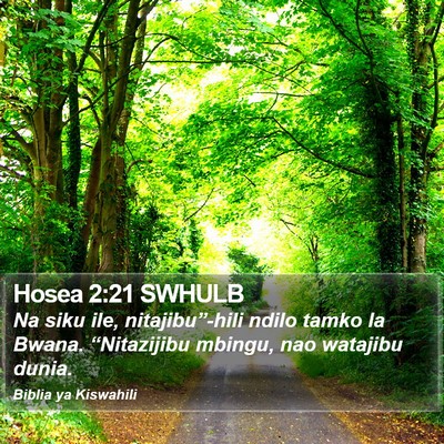 Hosea 2:21 SWHULB Bible Verse Image