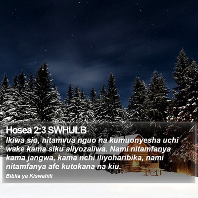Hosea 2:3 SWHULB Bible Verse Image