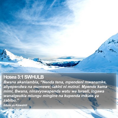Hosea 3:1 SWHULB Bible Verse Image