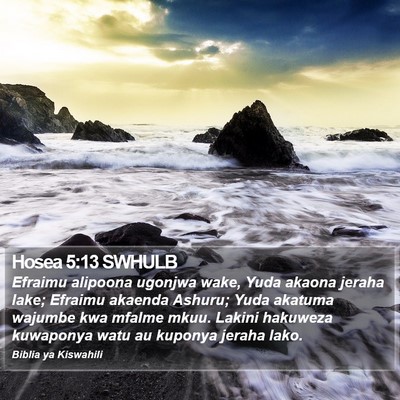 Hosea 5:13 SWHULB Bible Verse Image