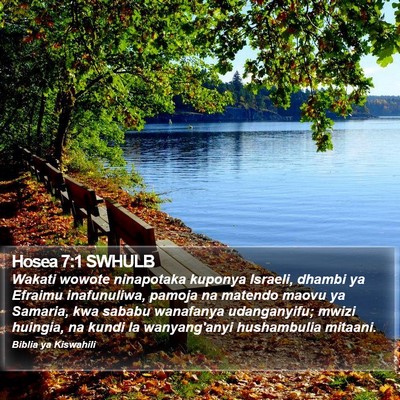 Hosea 7:1 SWHULB Bible Verse Image