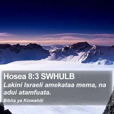 Hosea 8:3 SWHULB Bible Verse Image