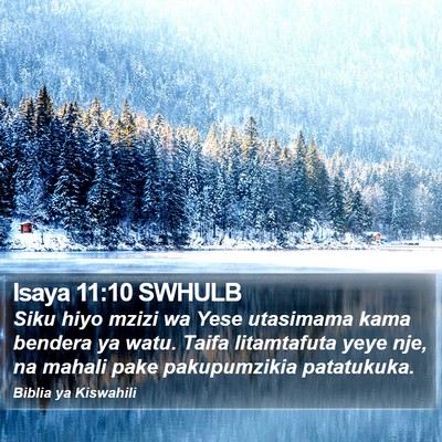 Isaya 11:10 SWHULB Bible Verse Image