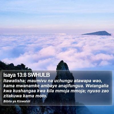Isaya 13:8 SWHULB Bible Verse Image