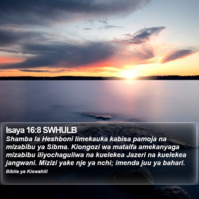 Isaya 16:8 SWHULB Bible Verse Image