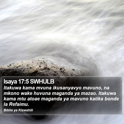 Isaya 17:5 SWHULB Bible Verse Image