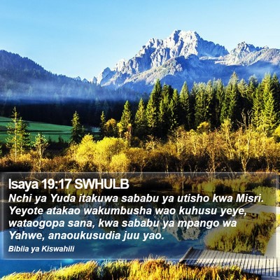 Isaya 19:17 SWHULB Bible Verse Image