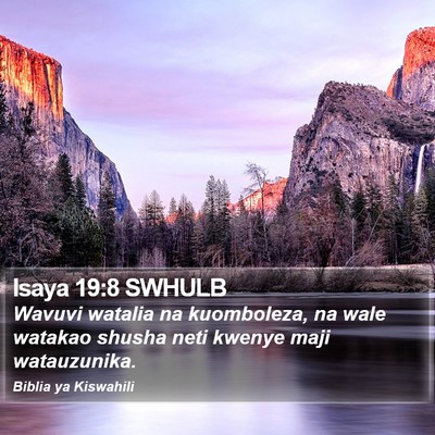 Isaya 19:8 SWHULB Bible Verse Image