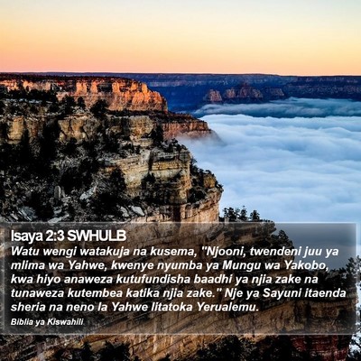 Isaya 2:3 SWHULB Bible Verse Image