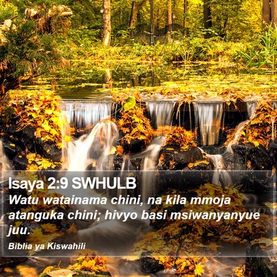 Isaya 2:9 SWHULB Bible Verse Image