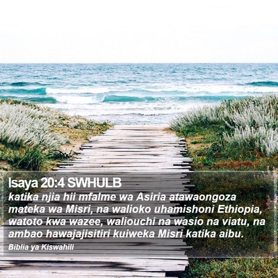 Isaya 20:4 SWHULB Bible Verse Image