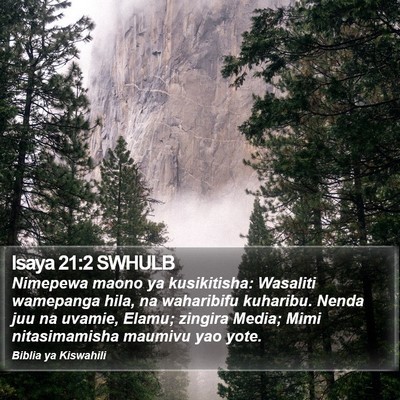 Isaya 21:2 SWHULB Bible Verse Image