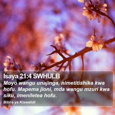 Isaya 21:4 SWHULB Bible Verse Image